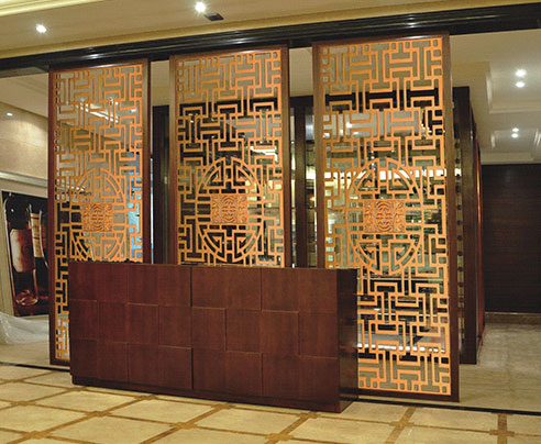 HG-119 不銹鋼雕花屏風