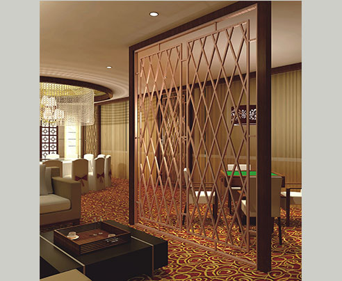 HG-103 玫瑰金不銹鋼屏風